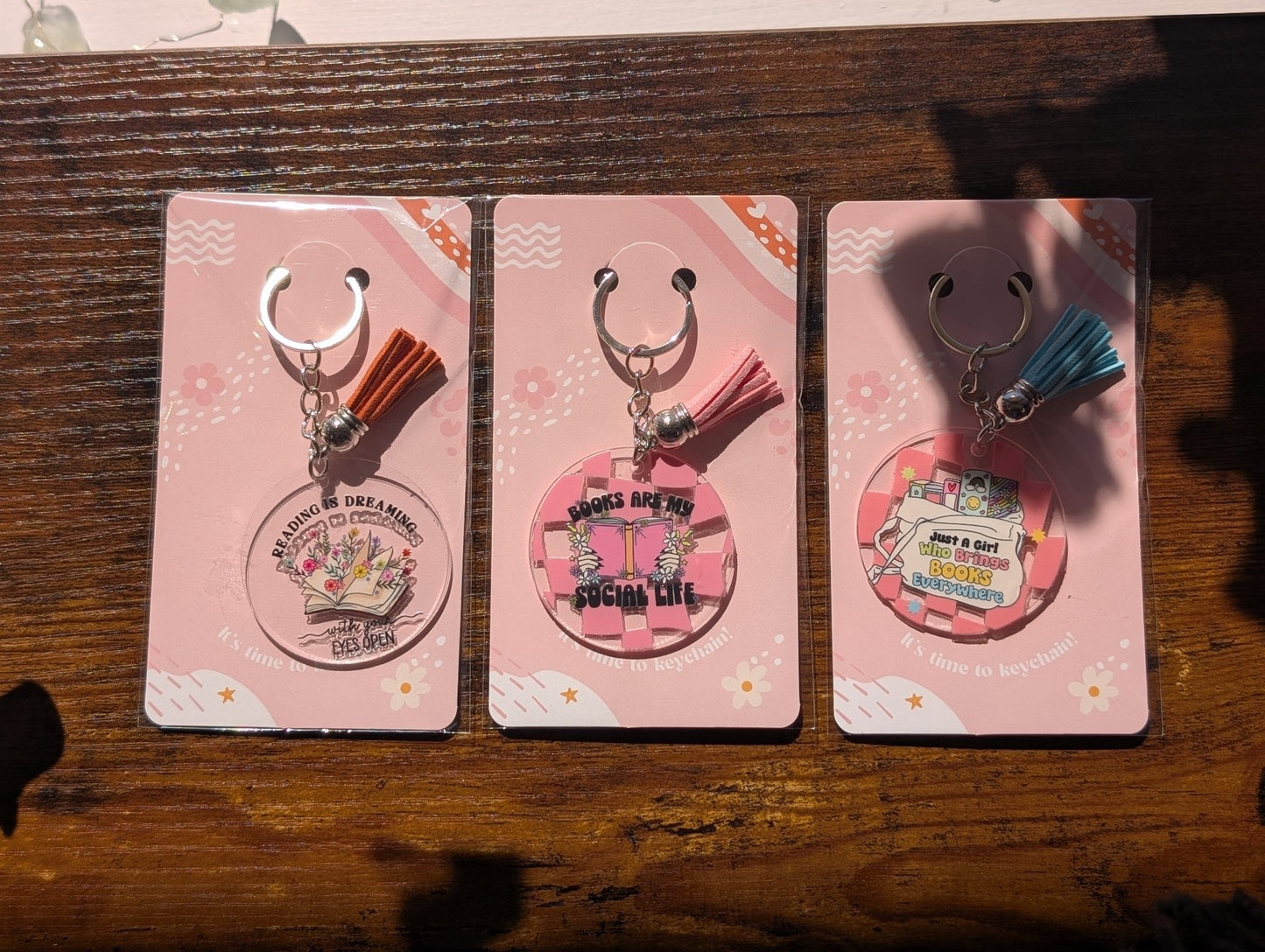 Book keychains - Serenity Sparks