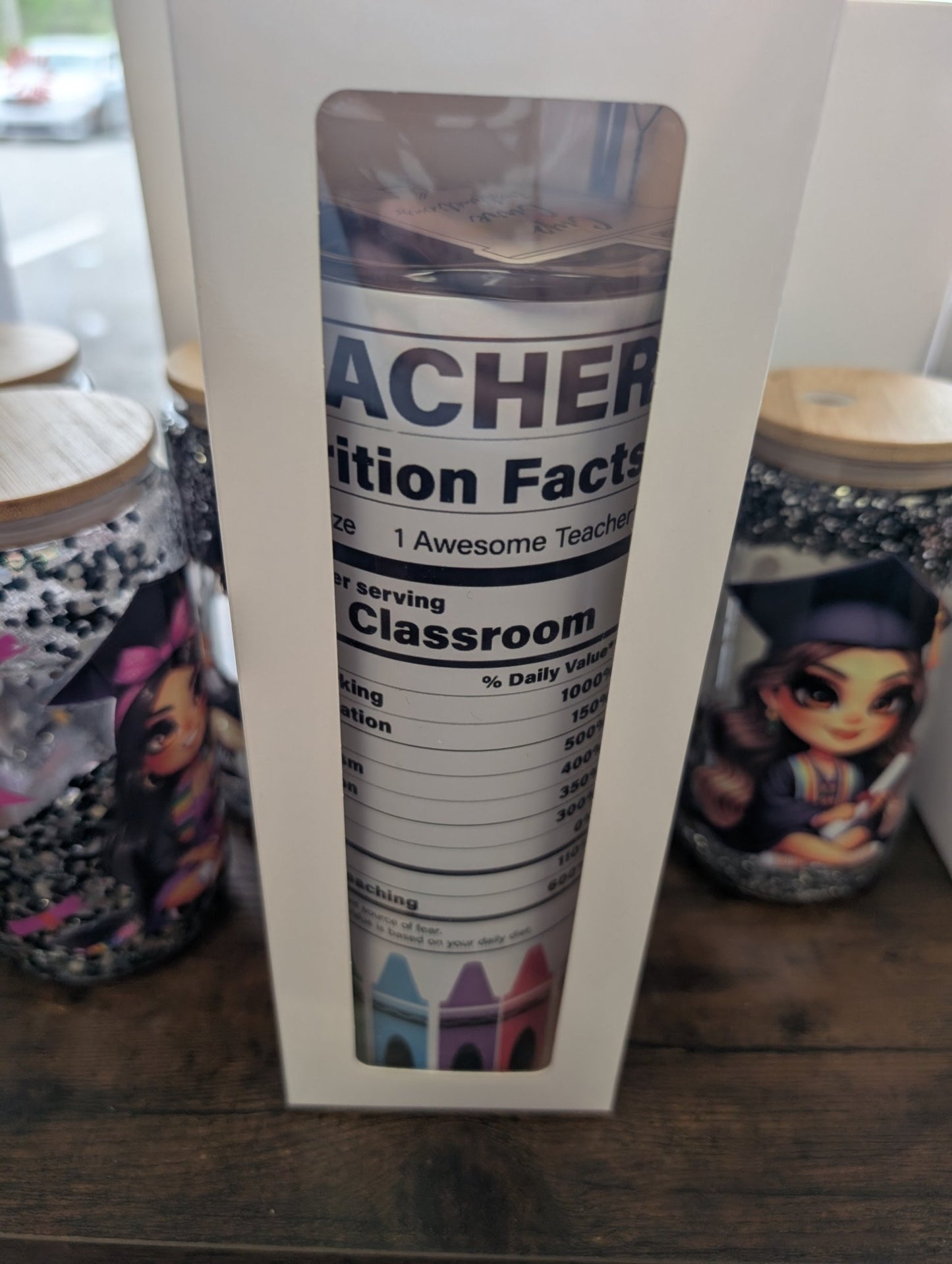 20 oz Teacher Appreciation Tumbler - Serenity Sparks