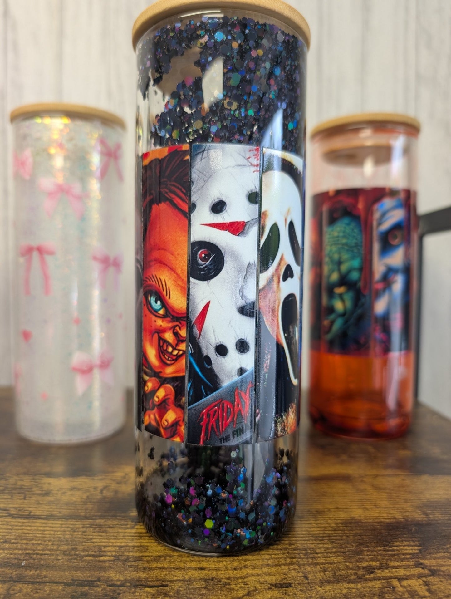 25oz Snowglobe tumblers - Serenity Sparks