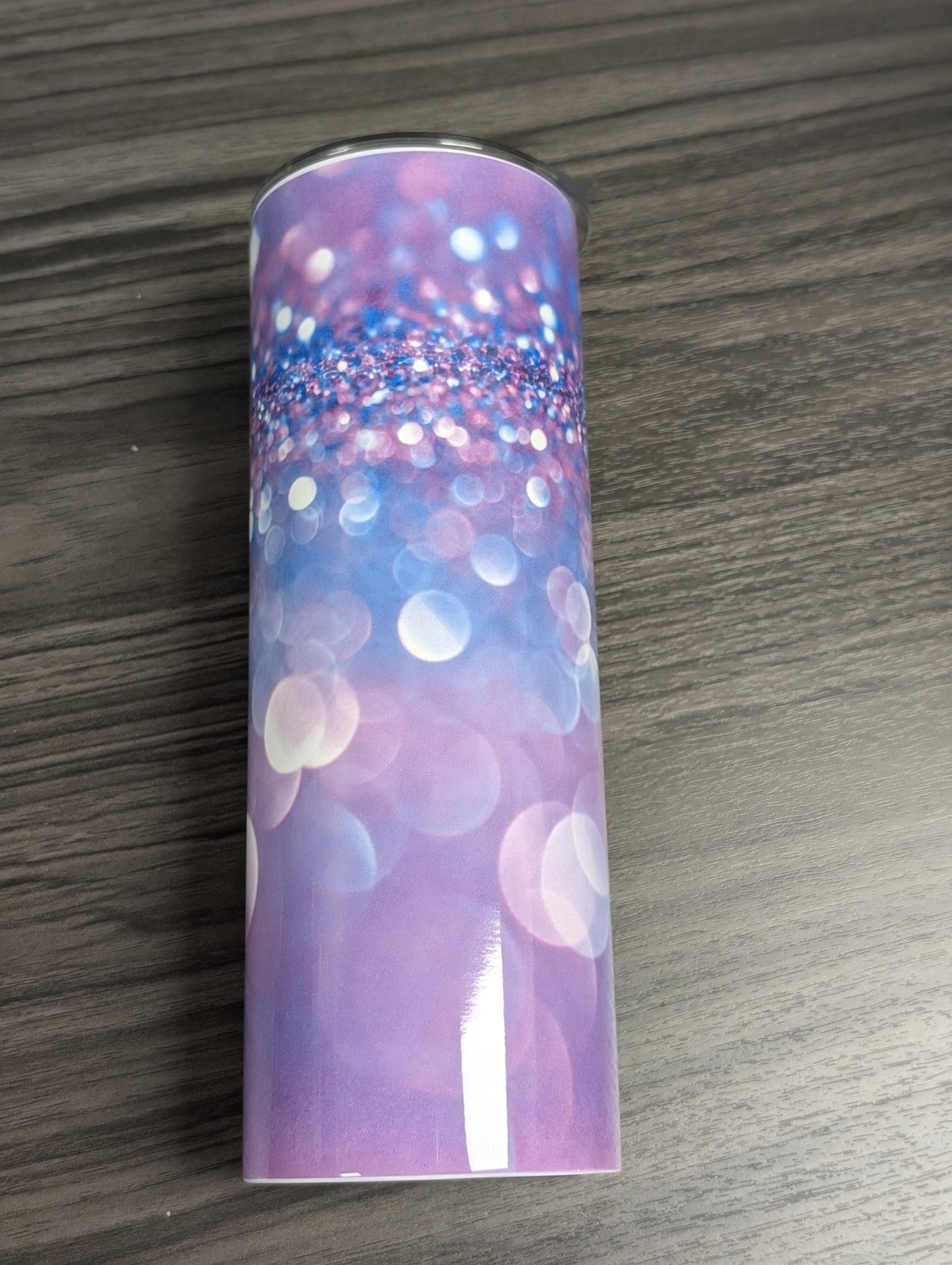 Blue Purple Sparkles Tumbler - Serenity Sparks