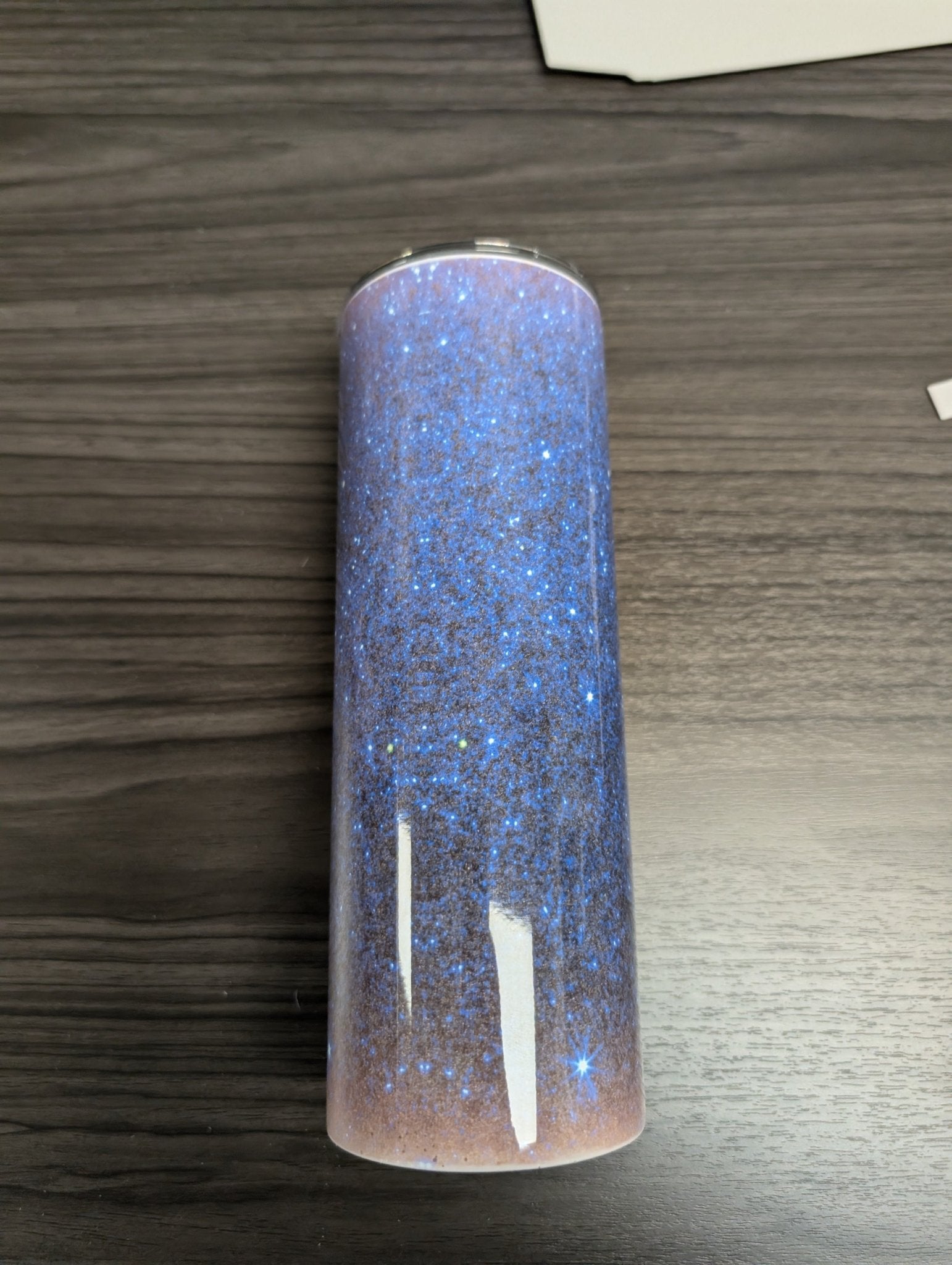 Blue sparkly Tumbler - Serenity Sparks