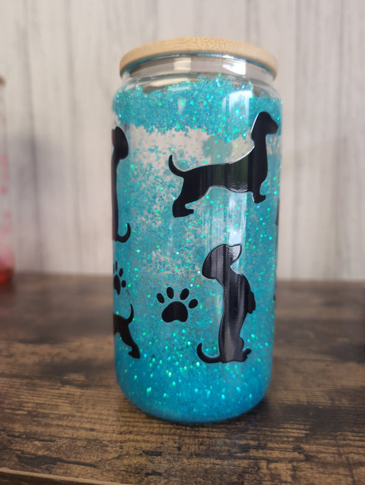 Dog Snow Globe Tumbler - Serenity Sparks