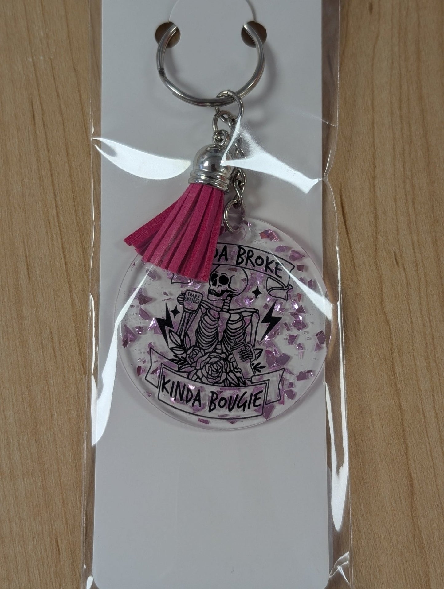 Sparkle Circle keychain - Serenity Sparks