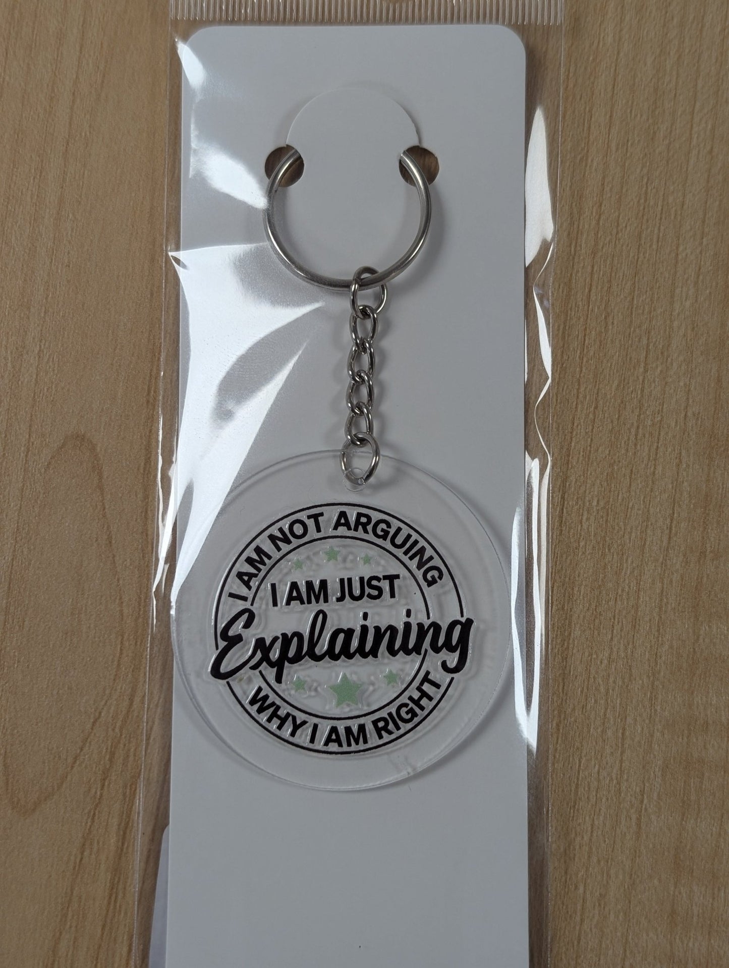 Sparkle Circle keychain - Serenity Sparks