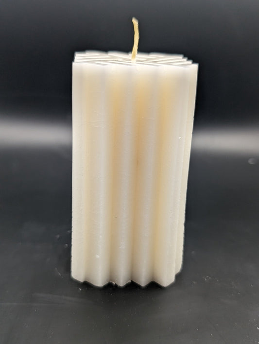 Square stripe candle - Serenity Sparks