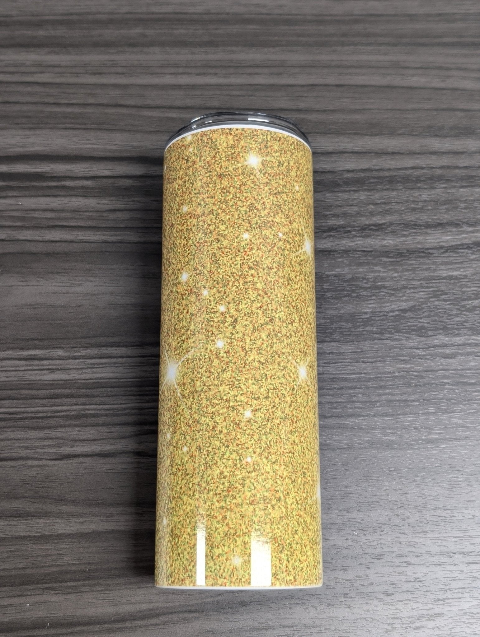 Yellow Glitter Tumbler - Serenity Sparks